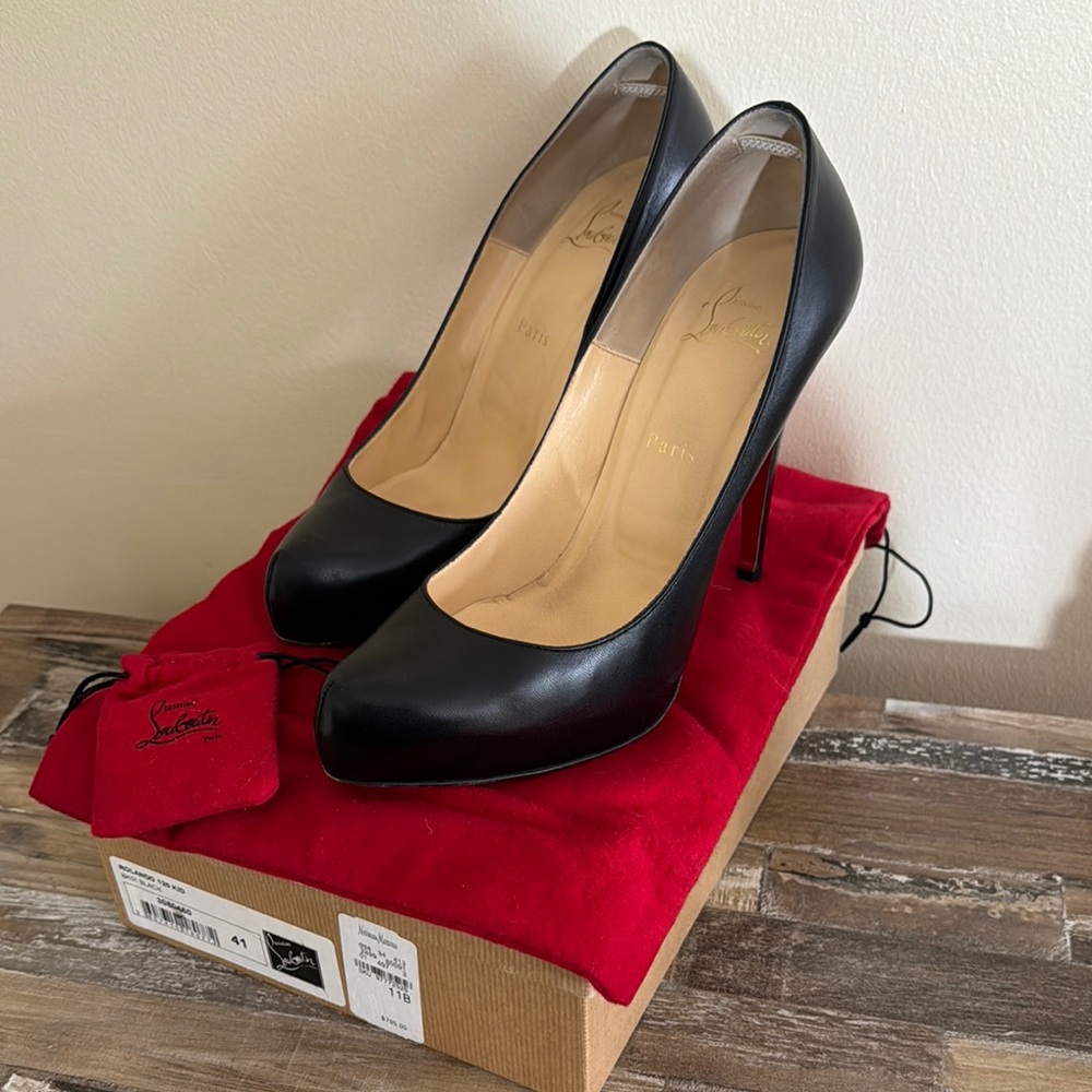 Christian Louboutin Black Heels Timeless Sophistication